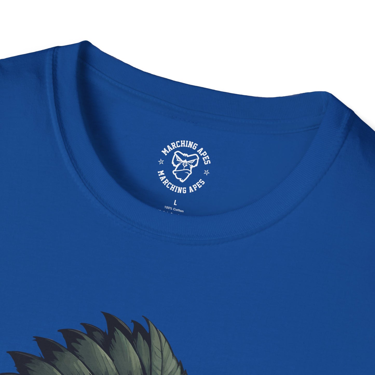 Marching Apes Graphic Unisex Softstyle T-Shirt - Urban Jungle Vibe