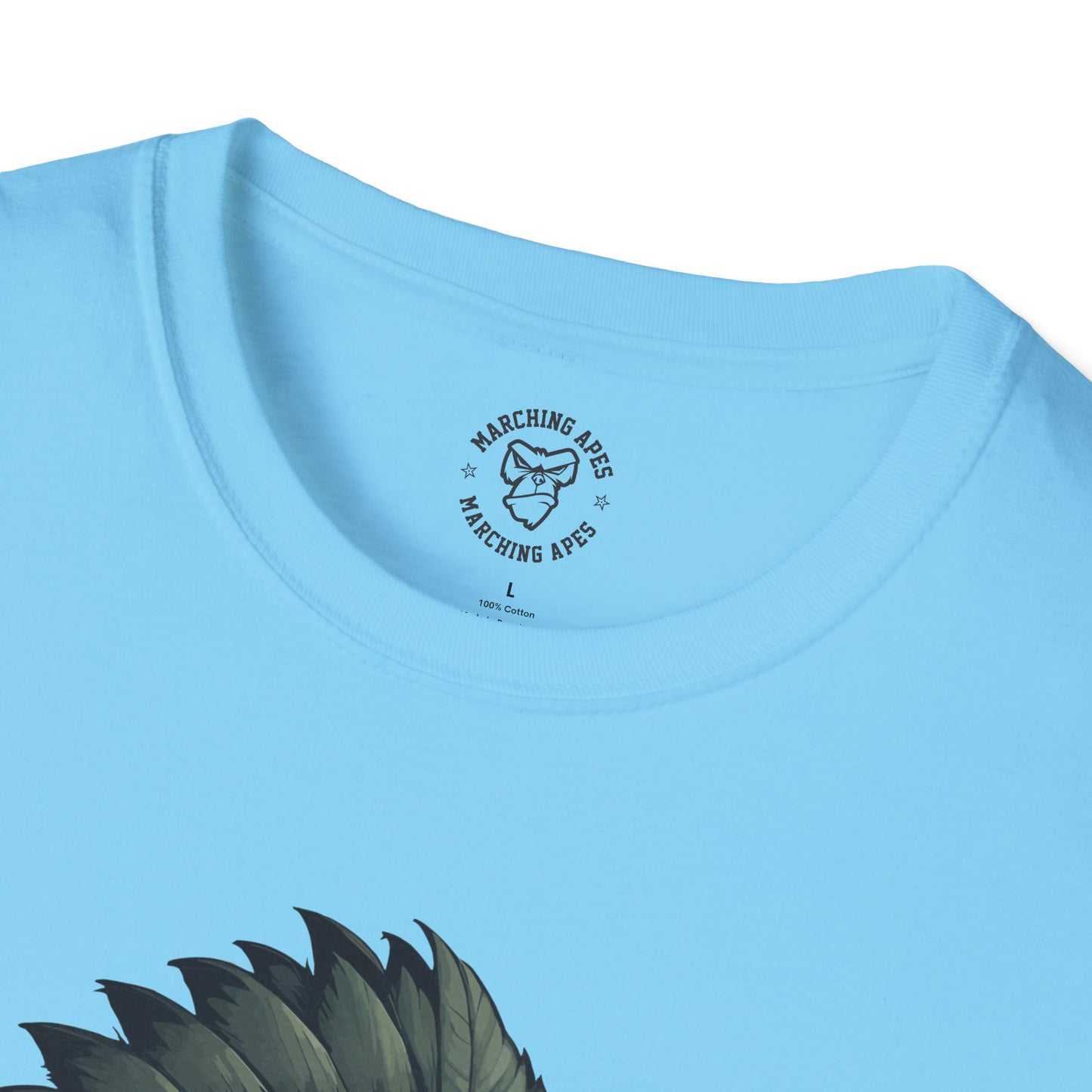 Marching Apes Graphic Unisex Softstyle T-Shirt - Urban Jungle Vibe