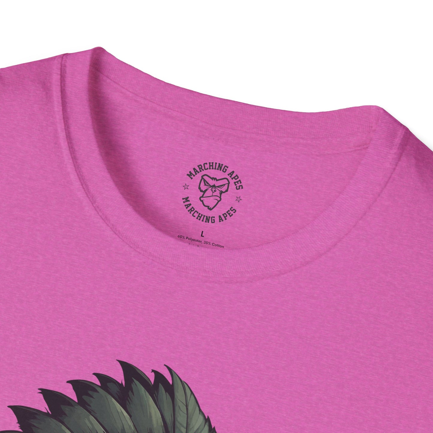 Marching Apes Graphic Unisex Softstyle T-Shirt - Urban Jungle Vibe