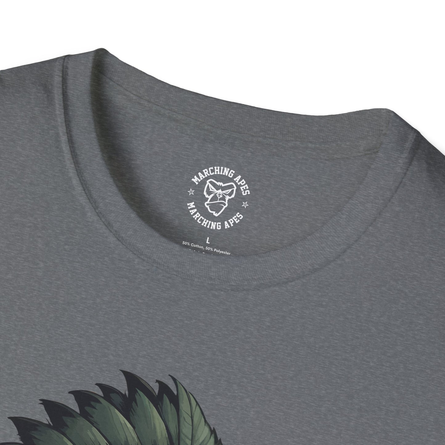 Marching Apes Graphic Unisex Softstyle T-Shirt - Urban Jungle Vibe