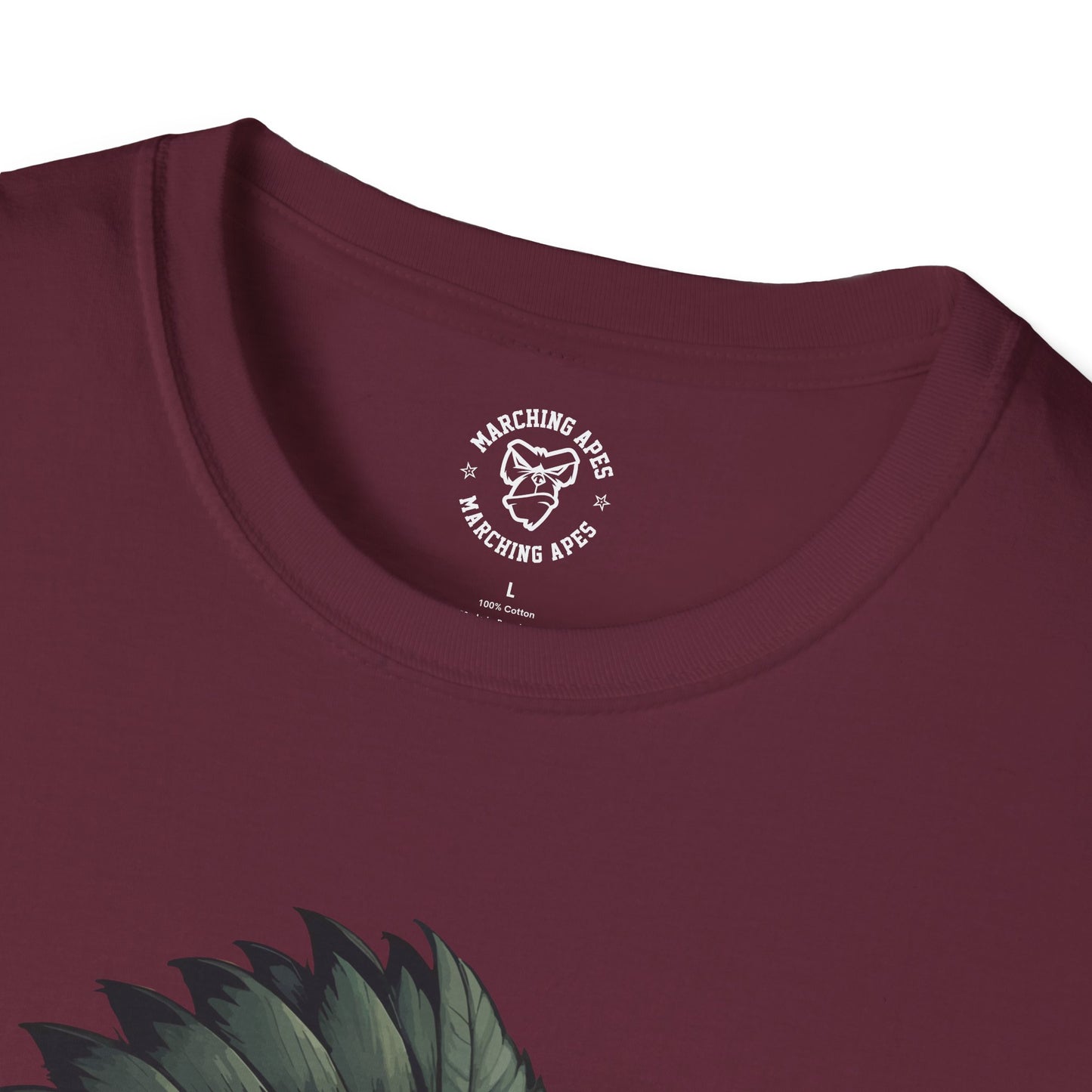 Marching Apes Graphic Unisex Softstyle T-Shirt - Urban Jungle Vibe