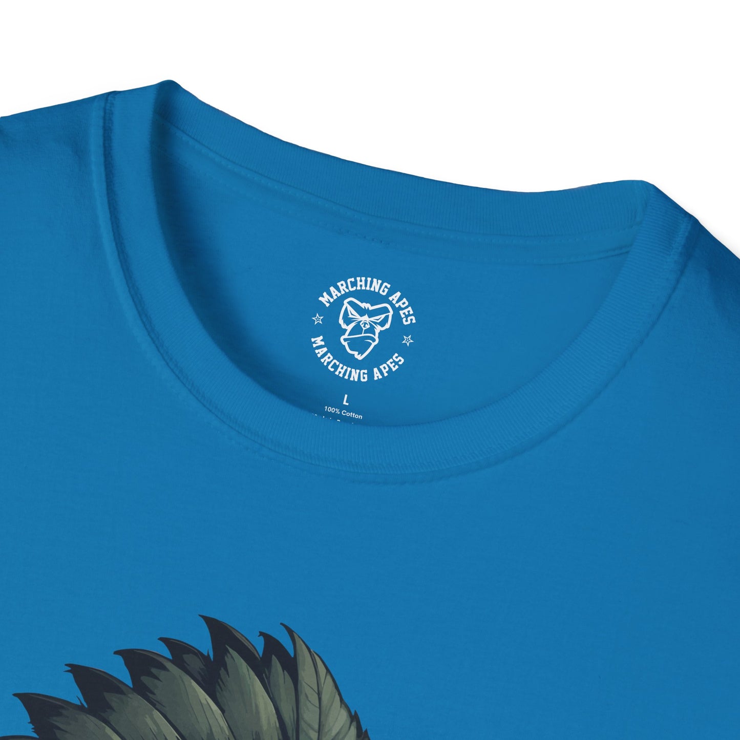 Marching Apes Graphic Unisex Softstyle T-Shirt - Urban Jungle Vibe